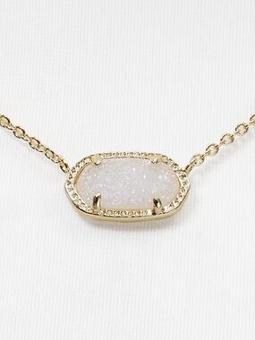 Kendra Scott Elisa Drusy Necklace, 15" Gold/Iridescent